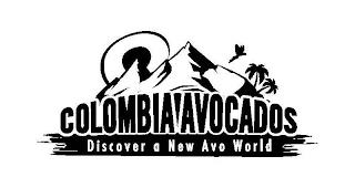 COLOMBIA AVOCADOS DISCOVER A NEW AVO WORLD trademark