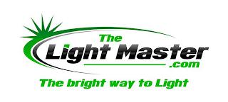 THE LIGHT MASTER .COM THE BRIGHT WAY TO LIGHT trademark