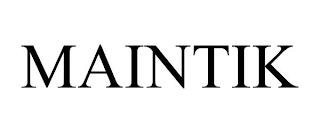 MAINTIK trademark