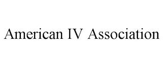 AMERICAN IV ASSOCIATION trademark