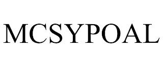 MCSYPOAL trademark