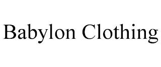 BABYLON CLOTHING trademark