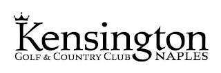 KENSINGTON GOLF & COUNTRY CLUB NAPLES trademark