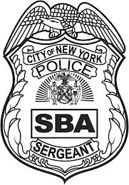 CITY OF NEW YORK, POLICE, SBA, SERGEANT trademark