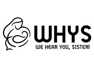 WHYS WE HEAR YOU, SISTER! trademark