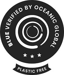 BLUE VERIFIED BY OCEANIC GLOBAL PLASTIC FREE trademark