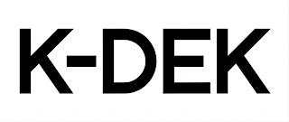 K-DEK trademark