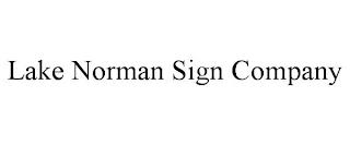 LAKE NORMAN SIGN COMPANY trademark