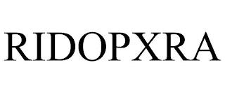 RIDOPXRA trademark