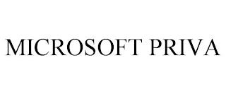 MICROSOFT PRIVA trademark