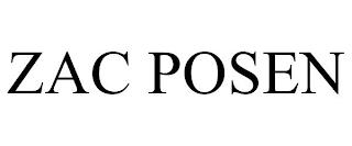 ZAC POSEN trademark