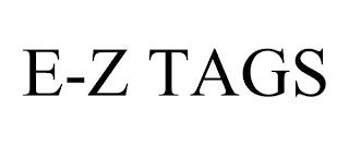 E-Z TAGS trademark