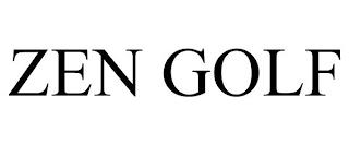 ZEN GOLF trademark