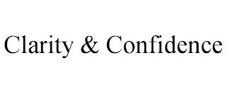 CLARITY & CONFIDENCE trademark