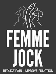 FEMME JOCK REDUCE PAIN | IMPROVE FUNCTION trademark