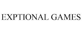 EXPTIONAL GAMES trademark