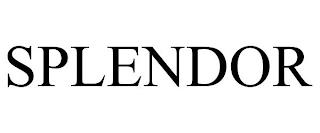 SPLENDOR trademark