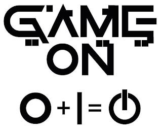 GAME ON 0+1= trademark