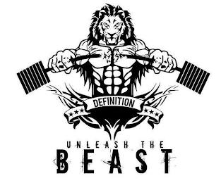 DEFINITION UNLEASH THE BEAST trademark