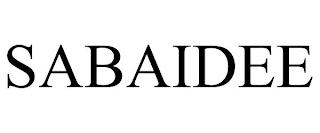 SABAIDEE trademark