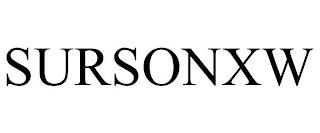 SURSONXW trademark