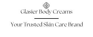 GLASIER BODY CREAMS YOUR TRUSTED SKIN CARE BRAND trademark