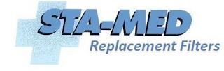 STA-MED REPLACEMENT FILTERS trademark