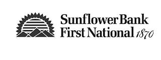 SUNFLOWER BANK FIRST NATIONAL 1870 trademark