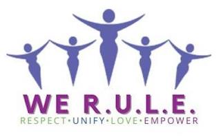 WE R.U.L.E. - RESPECT · UNIFY · LOVE · EMPOWER trademark