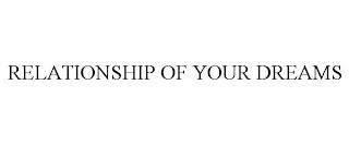 RELATIONSHIP OF YOUR DREAMS trademark