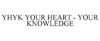 YHYK YOUR HEART - YOUR KNOWLEDGE trademark