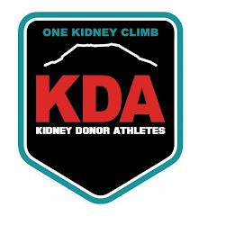 ONE KIDNEY CLIMB KDA KIDNEY DONOR ATHLETESES trademark