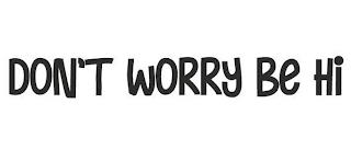 DON'T WORRY BE HI trademark