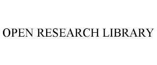 OPEN RESEARCH LIBRARY trademark