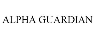 ALPHA GUARDIAN trademark