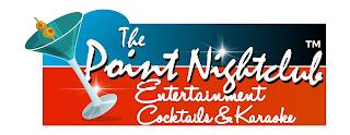 THE POINT NIGHTCLUB ENTERTAINMENT COCKTAILS & KARAOKE trademark