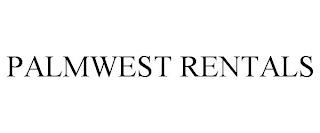 PALMWEST RENTALS trademark