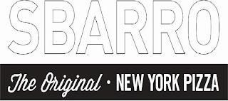 SBARRO THE ORIGINAL NEW YORK PIZZA trademark