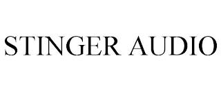 STINGER AUDIO trademark