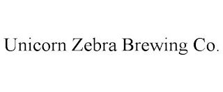 UNICORN ZEBRA BREWING CO. trademark