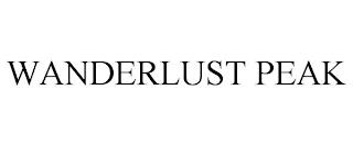 WANDERLUST PEAK trademark