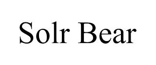 SOLR BEAR trademark