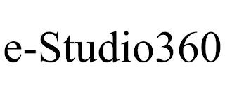 E-STUDIO360 trademark