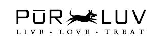 PUR LUV LIVE · LOVE · TREAT trademark