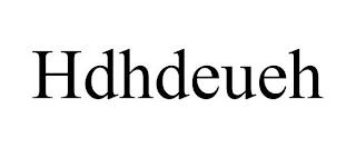 HDHDEUEH trademark