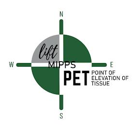 LIFT MIPPS PET POINT OF ELEVATION OF TISSUE NSEW trademark