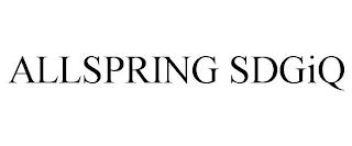 ALLSPRING SDGIQ trademark