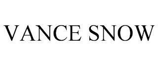 VANCE SNOW trademark