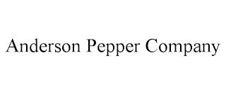 ANDERSON PEPPER COMPANY trademark