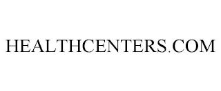 HEALTHCENTERS.COM trademark